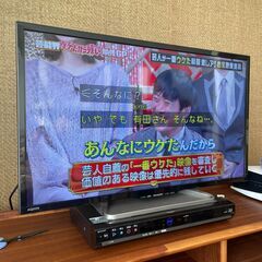 SHARP 32型液晶テレビ＆HDDレコーダー