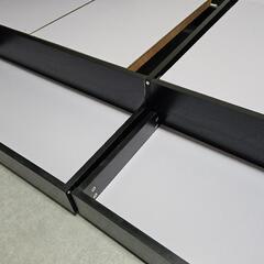 ダブルベッド　黒の画像