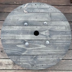 ㉑ガーデニング・サイドテーブル・ガレージ/電線ドラム・ケーブルドラムの画像