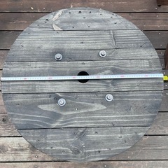 ㉑ガーデニング・サイドテーブル・ガレージ/電線ドラム・ケーブルドラムの画像