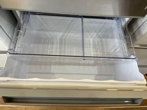 【2】SHARP 2021年製 457L 5ドア 両開き 冷蔵庫 SJ-MW46H-S 0128-23