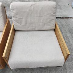 椅子２脚の画像