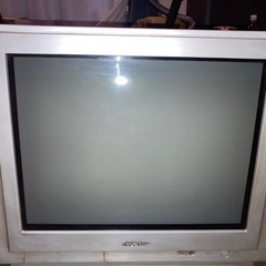 ビクターブラウン管テレビ　地デジチューナー付き