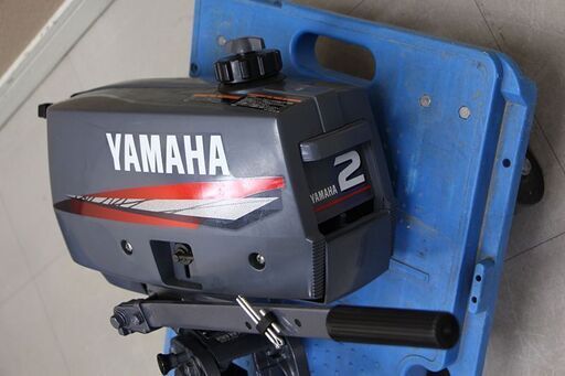 【12】★小型船舶用船外機★　ヤマハ　YAMAHA　6A1K　2BMH　S足　2馬力　ボートエンジン　小型船舶　現状品　ジャンク YAMAHA ヤマハ 6A1K 2BMH 小型船舶用船外機 2馬力 船外機 作動