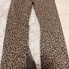 レオパード柄 ゴムパンツの画像