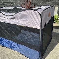 (受け渡し決定しました)ペット用　折りたたみソフトゲージの画像