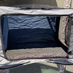 (受け渡し決定しました)ペット用　折りたたみソフトゲージの画像