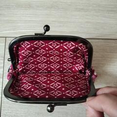 和柄　がま口と携帯入れ　新品未使用の画像