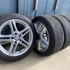 タイヤホイールセット　スタッドレス205/50R17 コンチネンタル・ユーロフォルシュ 17インチ 7.5J +52 PCD112  5穴  ベンツA、B、CLA等の画像