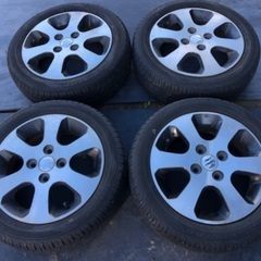 スズキ純正アルミホイル　165/55R14 スズキ純正アルミホイール国産タイヤ 165/55R14