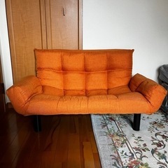 【引き取りに来てください】2人掛けソファ🍊🛋️