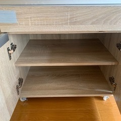 【お話中】電子レンジ台、食器棚、収納ラックの画像