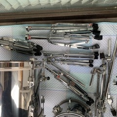 ※終了※★配送無料★持帰-¥5,000★Pearl パール ドラムセット スネアドラム ※シンバル欠品の画像