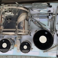 ※終了※★配送無料★持帰-¥5,000★Pearl パール ドラムセット スネアドラム ※シンバル欠品の画像