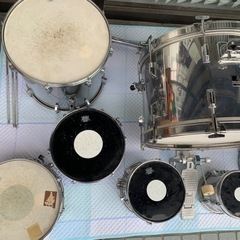 ※終了※★配送無料★持帰-¥5,000★Pearl パール ドラムセット スネアドラム ※シンバル欠品の画像