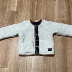 子ども服　ボアジャケット　アウター　リバーシブルの画像