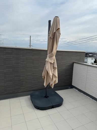 IKEA パラソル　SEGLARÖ セグラロー　SVARTÖ スヴァルトー　セット