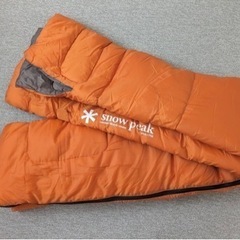 【お値引き可】Snow Peak 寝袋(収納袋付) ※廃盤品　