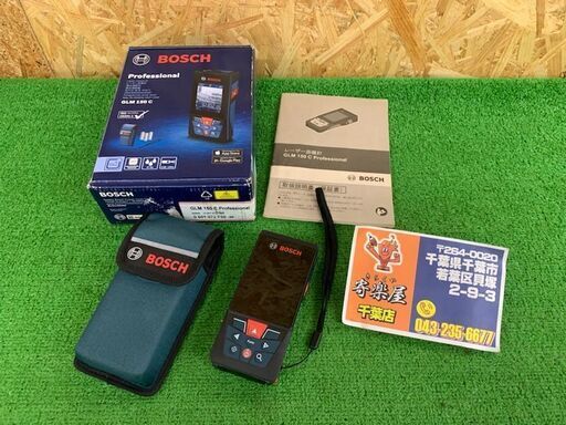【完売商品】　ボッシュ　データ転送レーザー距離計　GLM150C【中古品】
