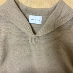 【ウール、カシミヤ】アダムエロペ　ニットワンピースの画像