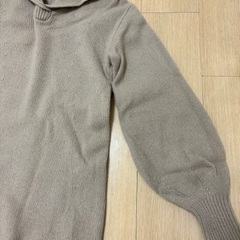 【ウール、カシミヤ】アダムエロペ　ニットワンピースの画像