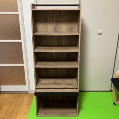 本棚(アイアンウッドマガジンラック IWMG-5)の画像