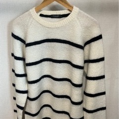 BURBERRY バーバリー　モヘヤ ボーダー ニット　中古品　...