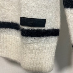 BURBERRY バーバリー　モヘヤ ボーダー ニット　中古品　BLACKLABEL CRESTBRIDGE バーバリー ブラックレーベル クレストブリッジの画像