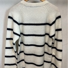 BURBERRY バーバリー　モヘヤ ボーダー ニット　中古品　BLACKLABEL CRESTBRIDGE バーバリー ブラックレーベル クレストブリッジの画像