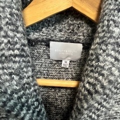 UNITED ARROWS ユナイテッド アローズ　ショールカラー ニット カーデ　中古品　BEAUTY＆YOUTH ビューティー＆ユースの画像