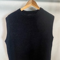 PUBLIC TOKYO パブリックトウキョウ　和紙 ニット ベスト　中古品の画像