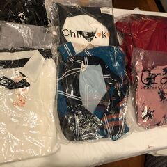 閉店在庫処分 レディースXL ブラウス、ワンピース7点セット