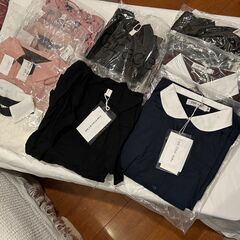 閉店在庫処分 レディースS ブラウス6点、ワンピース3点セット