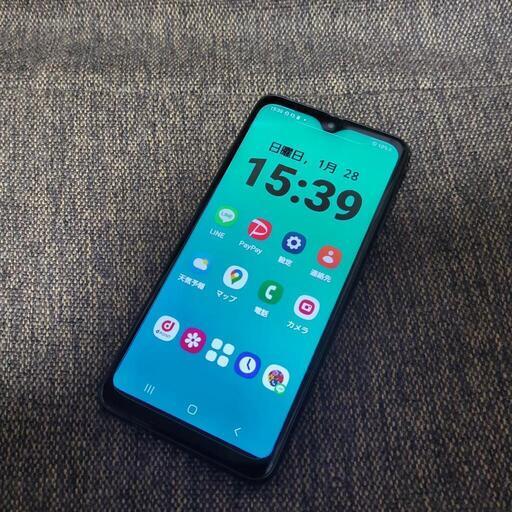 Galaxy A22 5G SC-56B 5.8インチ メモリー4GB ストレージ64GB ブラック