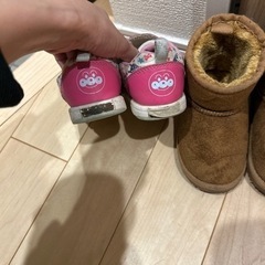 14.5センチスニーカー&15センチムートンブーツの画像