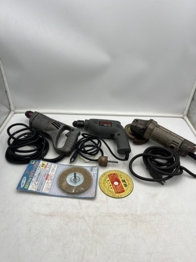【‼️工具3点セット‼️】ドリル\u0026グラインダー　サンダー　セット　まとめ売り
