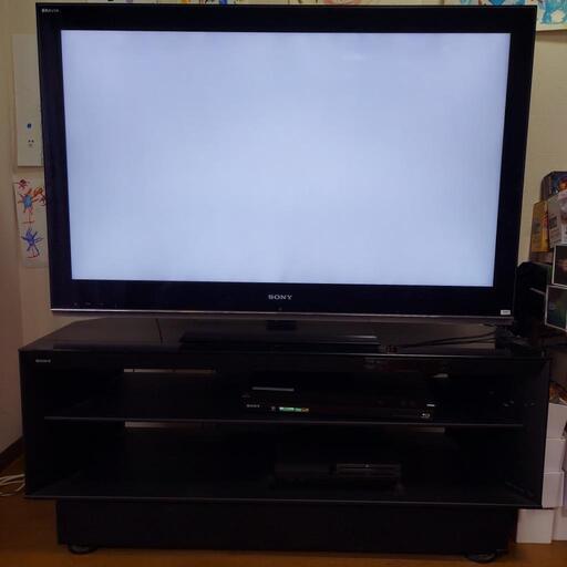 SONYブラビアテレビ46インチ\u0026純正テレビボード