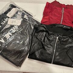 閉店在庫処分 レディースLサイズ相当 パンツL 2点 ブルゾンF 2点