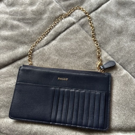 BALLY チェーンつき　長財布