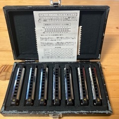 ブルースハーモニカ　7本セット