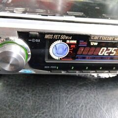 パイオニア 1DIN CDデッキ カロッツェリア DEH-P055 WMA/MP3対応 最大出力 50W×4  CD プレーヤー 電源カプラー付属 中古１台 旧車 平成レトロの画像