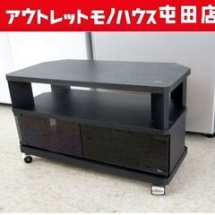 ミニテレビ台 幅60cm コンパクトAVラック キャスター付き ...