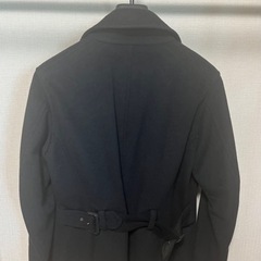 ☆アンゴラ ウール ベルテッド ピー コート　中古品の画像