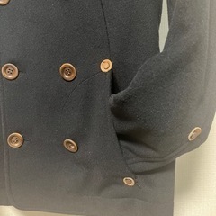 ☆アンゴラ ウール ベルテッド ピー コート　中古品の画像