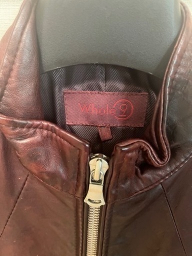 NICOLE Whole 9 ニコル ホールナイン　レザー ブルゾン　中古品