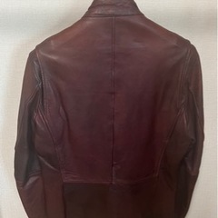 NICOLE Whole 9 ニコル ホールナイン　レザー ブルゾン　中古品の画像