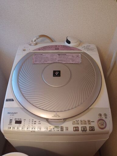 洗濯機　SHARP　ES-TX820-P　2013年製