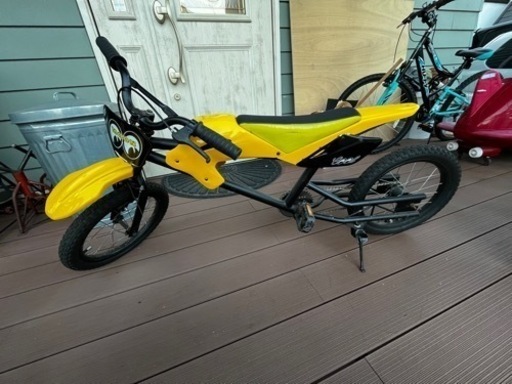 子供用　自転車　自作　ムーンアイズ