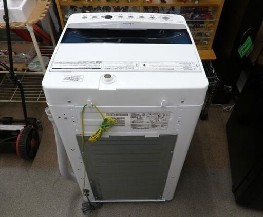 西岡店 洗濯機 4.5㎏ 2019年製 ハイアール JW-C45D Haier ホワイト 単身・1人暮らし 