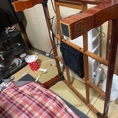 取り引き中あげますコタツ120x90 天板浮いてる所あり。の画像